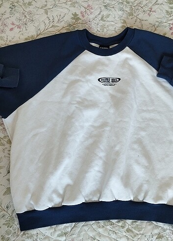 s Beden beyaz Renk Oversize sweatshirt