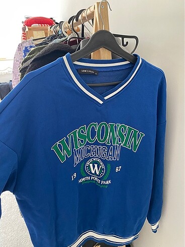 LC Waikiki KADIN MAVİ SWEAT OVERSİZE