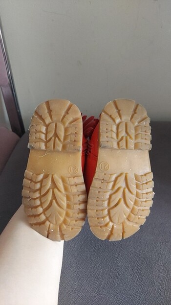 Deri el yapımı kız çocuk bot - Görsel 4