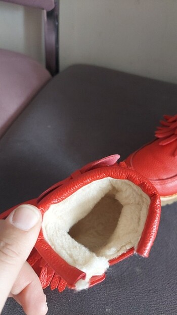 Deri el yapımı kız çocuk bot - Görsel 5