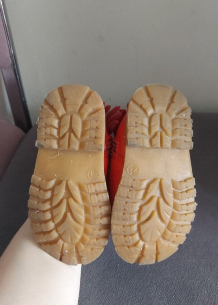 Deri el yapımı kız çocuk bot - Görsel 4