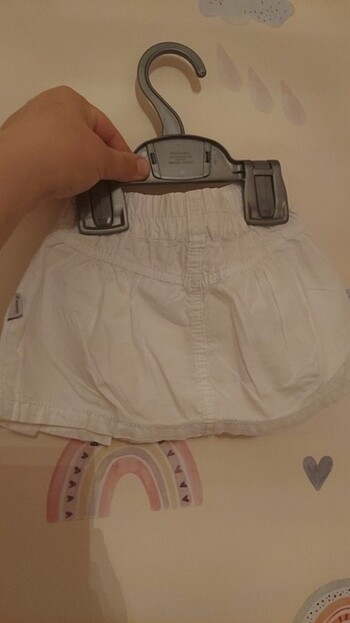 Beyaz jean Etek - Görsel 3