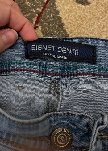 Gri Kadın Bol Kesim Midi Kot Pantolon - Görsel 2