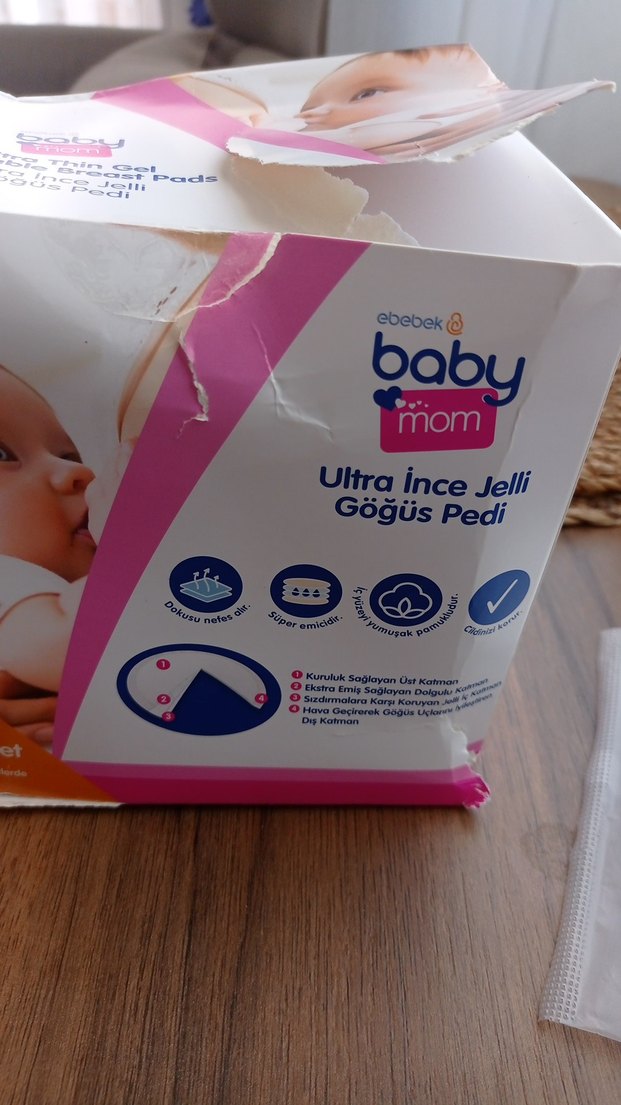 Baby Mom Ultra İnce Jelli Göğüs Pedi 50'li - Görsel 3
