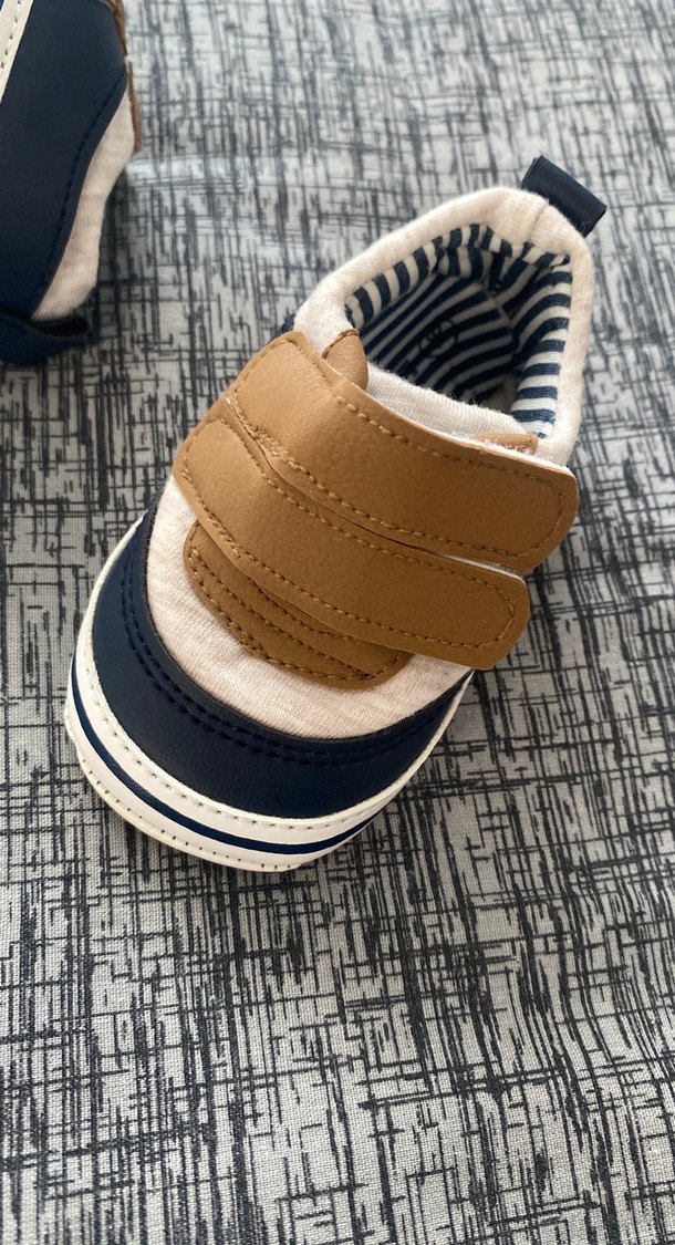 Kahverengi Cırt Cırtlı Erkek Bebek İlk Adım Ayakkabısı - Görsel 3