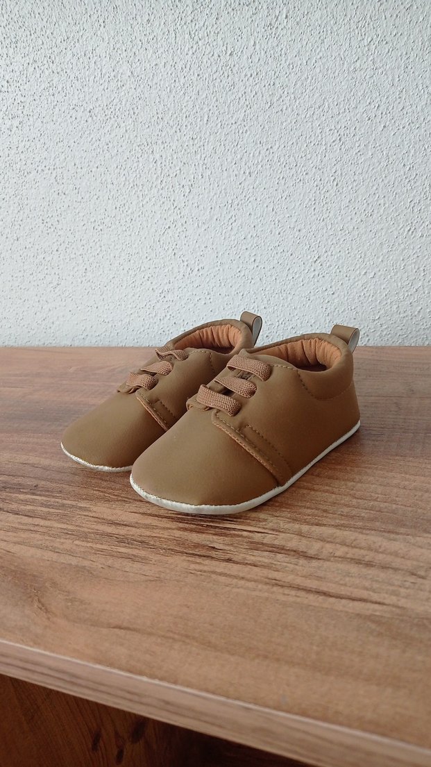 Erkek Bebek Kahverengi İlk Adım Ayakkabısı - Görsel 2