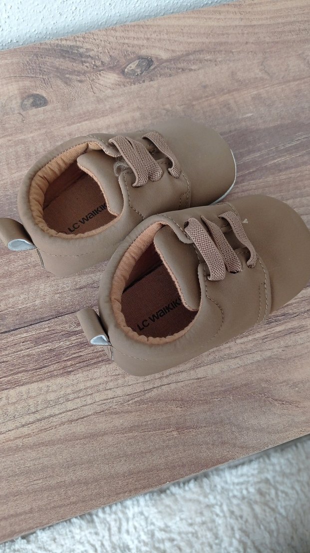 Erkek Bebek Kahverengi İlk Adım Ayakkabısı - Görsel 3