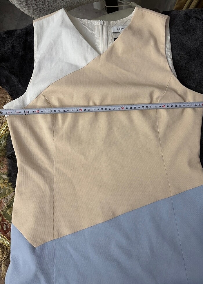 Üç renk elbise - Görsel 2