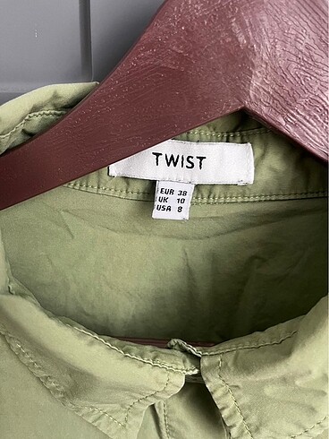 m Beden haki Renk Twist Gömlek