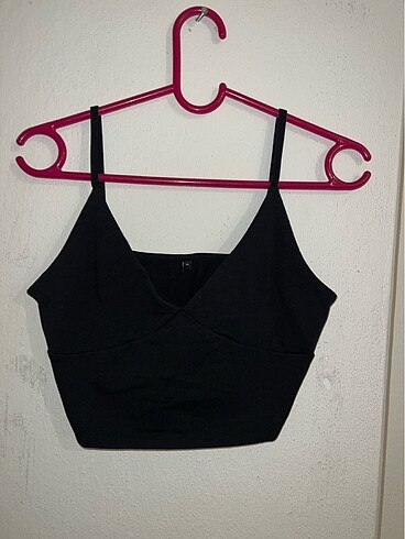 xl Beden Siyah Croptop