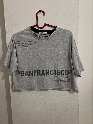 Diğer Gri kısa tshirt