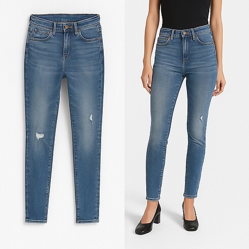 Mango Denim Kot Pantolon