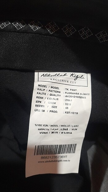 48 Beden gri Renk Bir kez kullanildi
