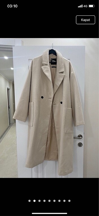 Pull and Bear Krem kaban