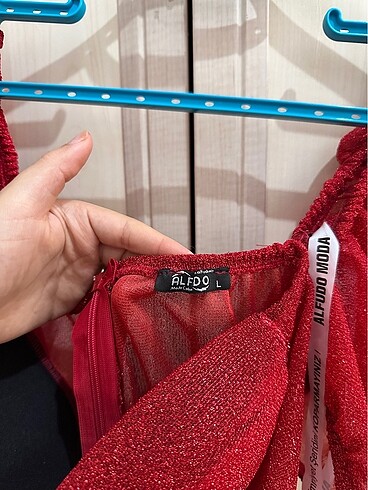 Simli Mini Elbise - Görsel 6