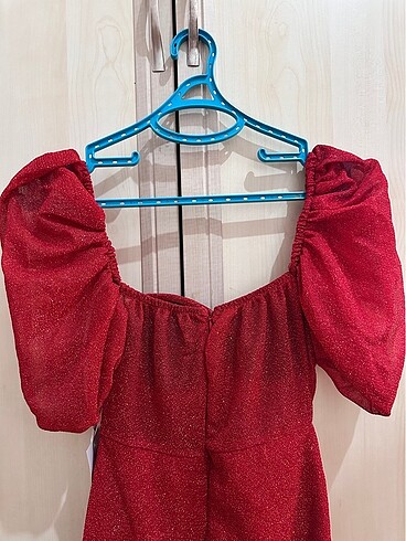 Simli Mini Elbise - Görsel 5