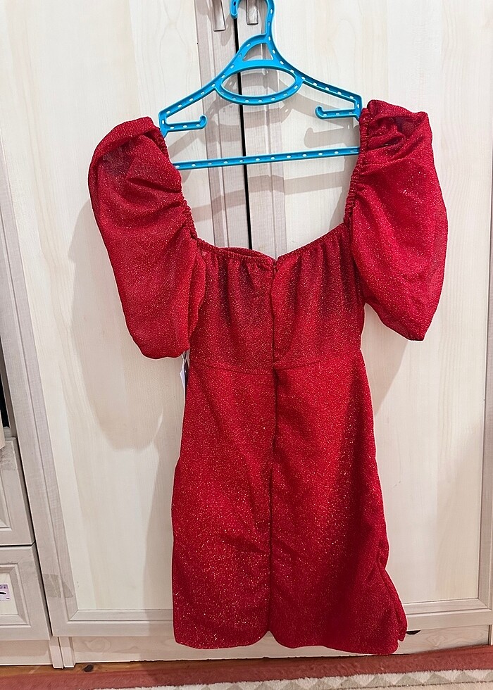 Simli Mini Elbise - Görsel 4