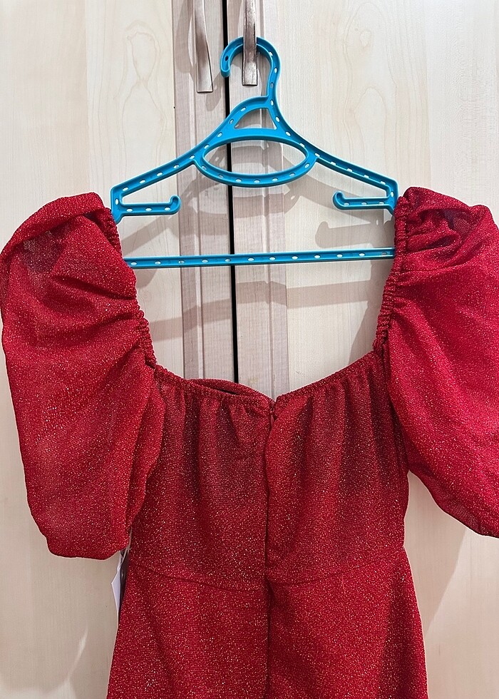 Simli Mini Elbise - Görsel 5