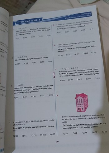10. Sınıf Matematik Soru Bankası - Görsel 3
