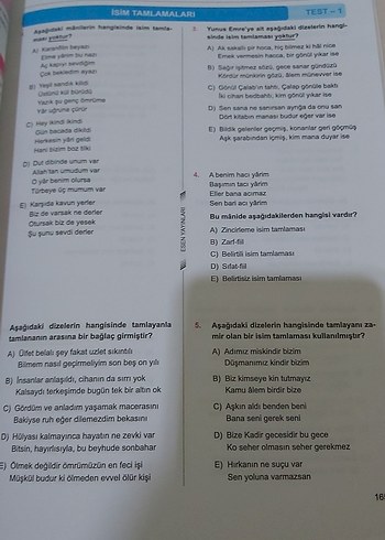 10. Sınıf Türk Dili ve Edebiyatı Soru Bankası - Görsel 3