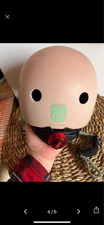 Beden turuncu Renk Scoot and ride kask