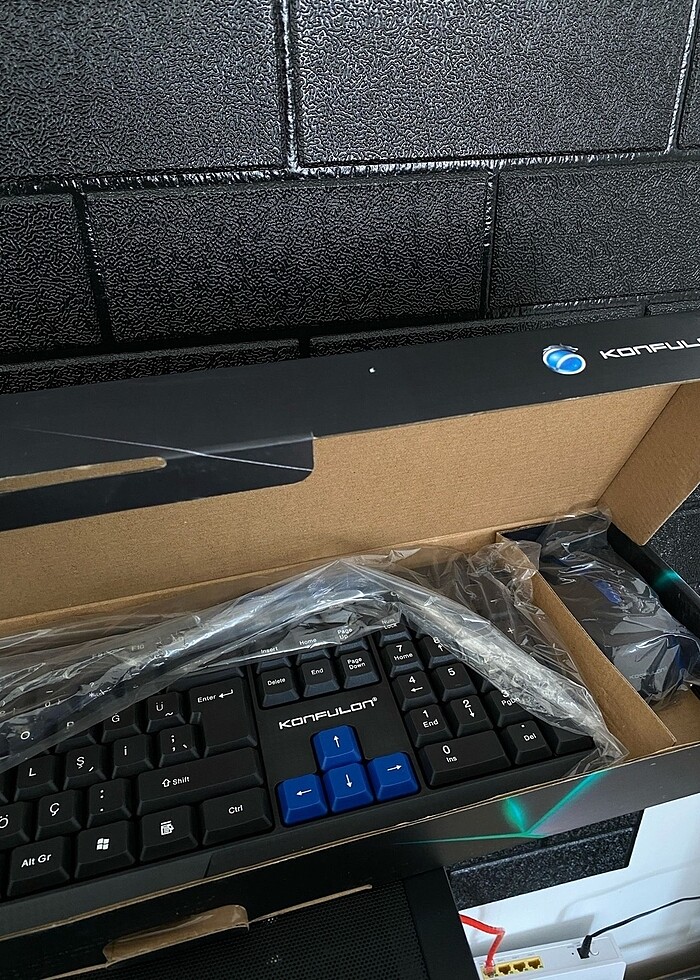 Kablosuz klavye mouse sıfır garantili - Görsel 2