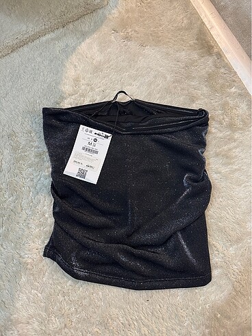 Bershka Bershka simli crop top