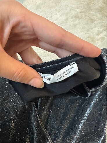 s Beden siyah Renk Bershka elbise