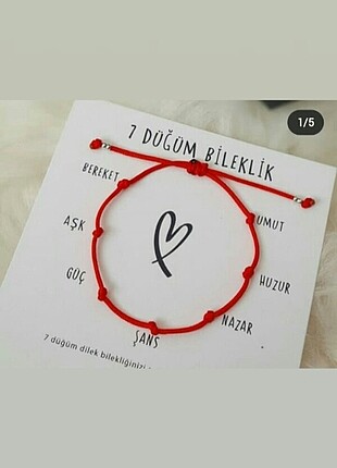 7 Düğüm Koruyucu Bileklik