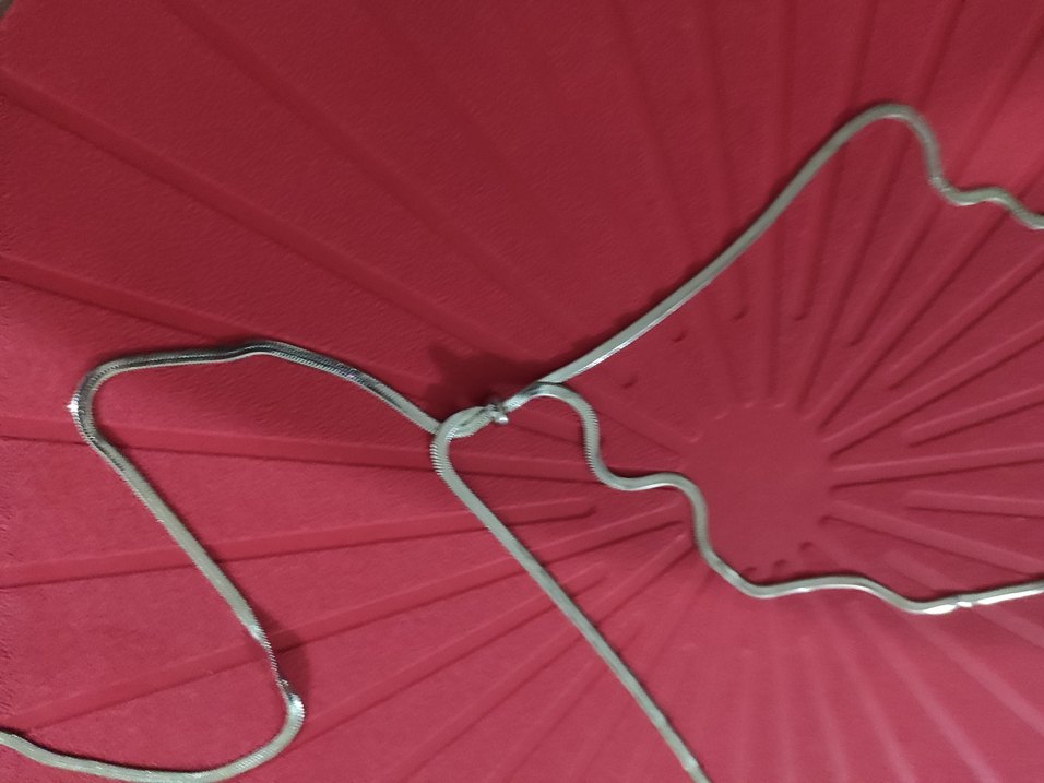 Gri Zincir Detaylı Kadın Vücut Zinciri çelik - Görsel 2