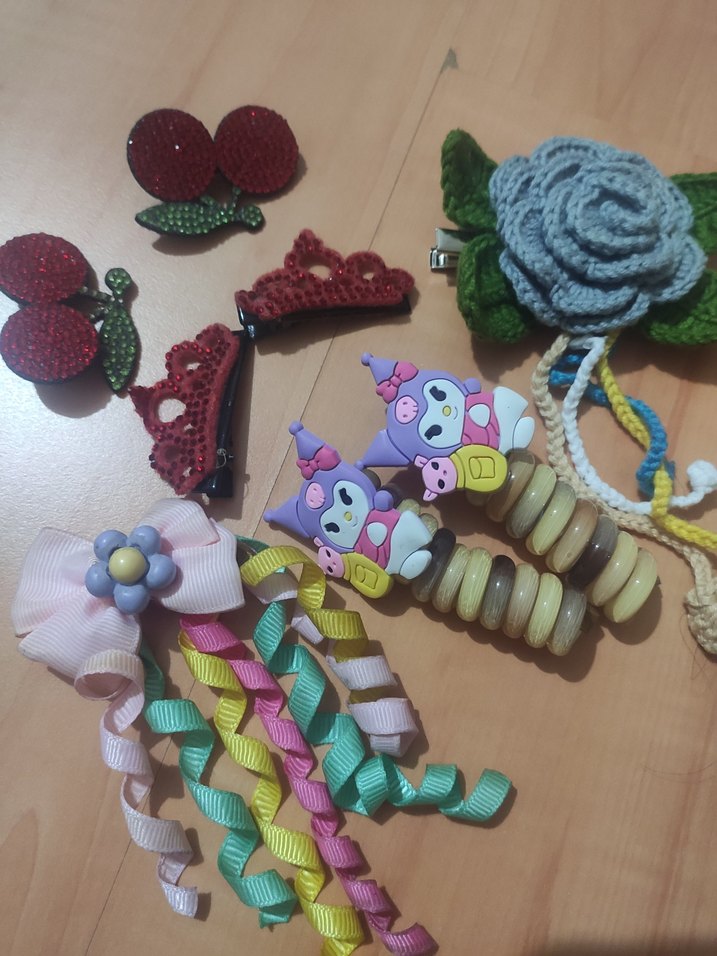 Renkli Bohem Çocuk Saç Aksesuarları - Görsel 2