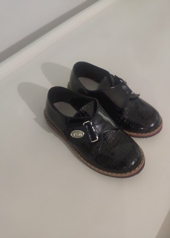 Erkek Çocuk Siyah Yılan Desenli Tokalı Ayakkabı - Görsel 2