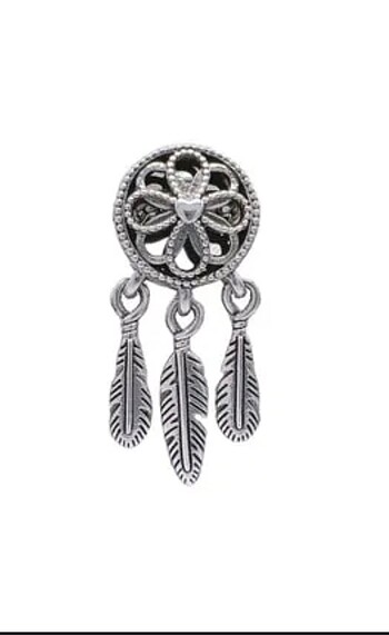 Gümüş Kaplama Düş Kapanı Charm