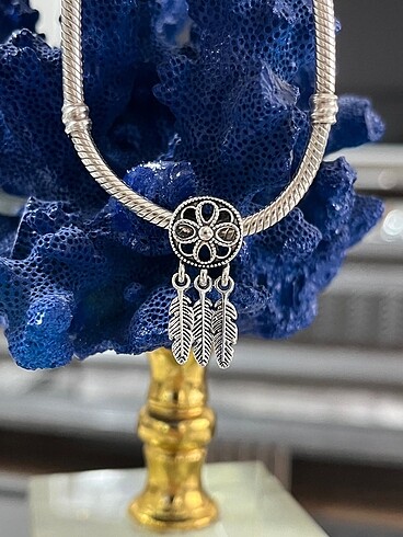 Beden Gümüş Kaplama Düş Kapanı Charm