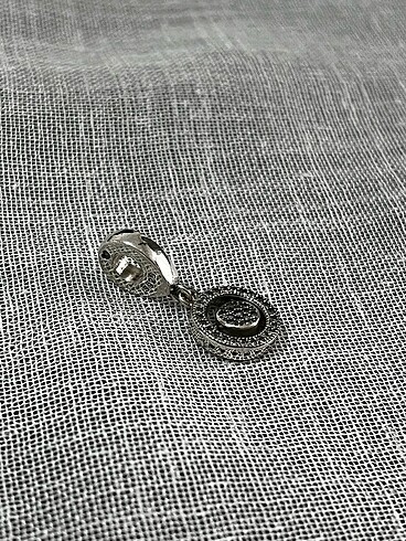 Beden s925 Dönen Yuvarlak Taşlı Charm