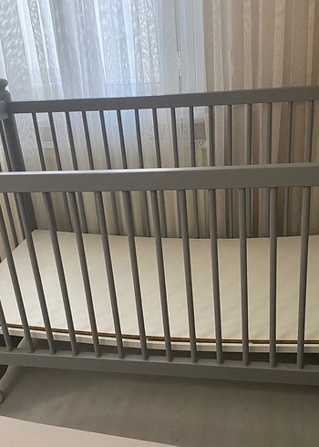  Beden Ikea Gri Bebek Beşiği