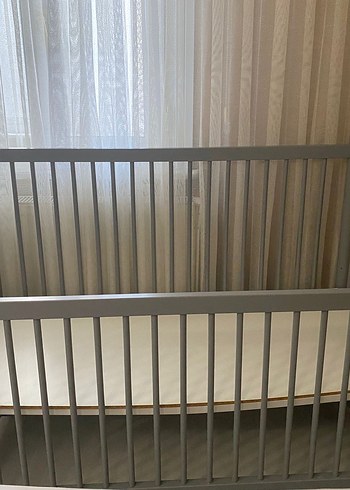 Ikea Gri Bebek Beşiği