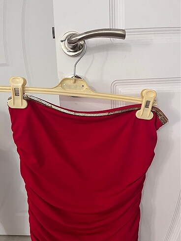 Abiye straplez - Görsel 5