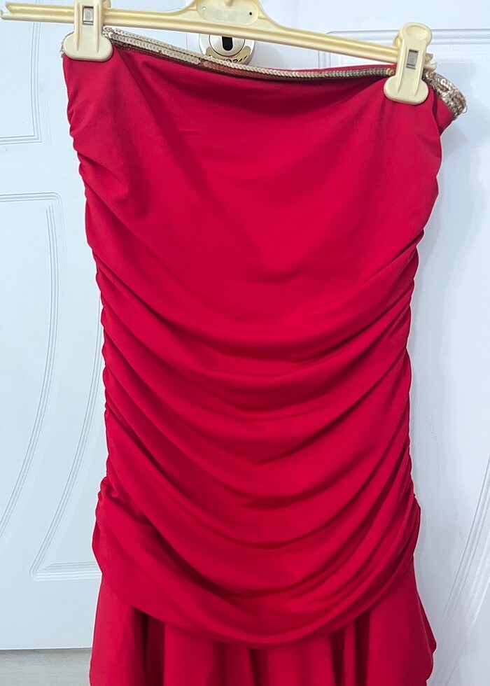 Abiye straplez - Görsel 2