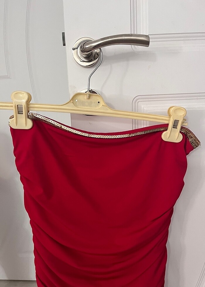 Abiye straplez - Görsel 5