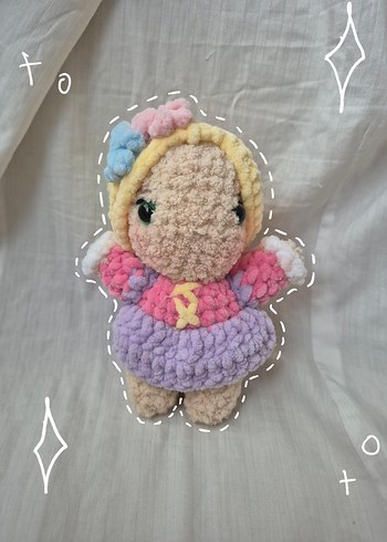 Karmakarışık rapunzel crochet