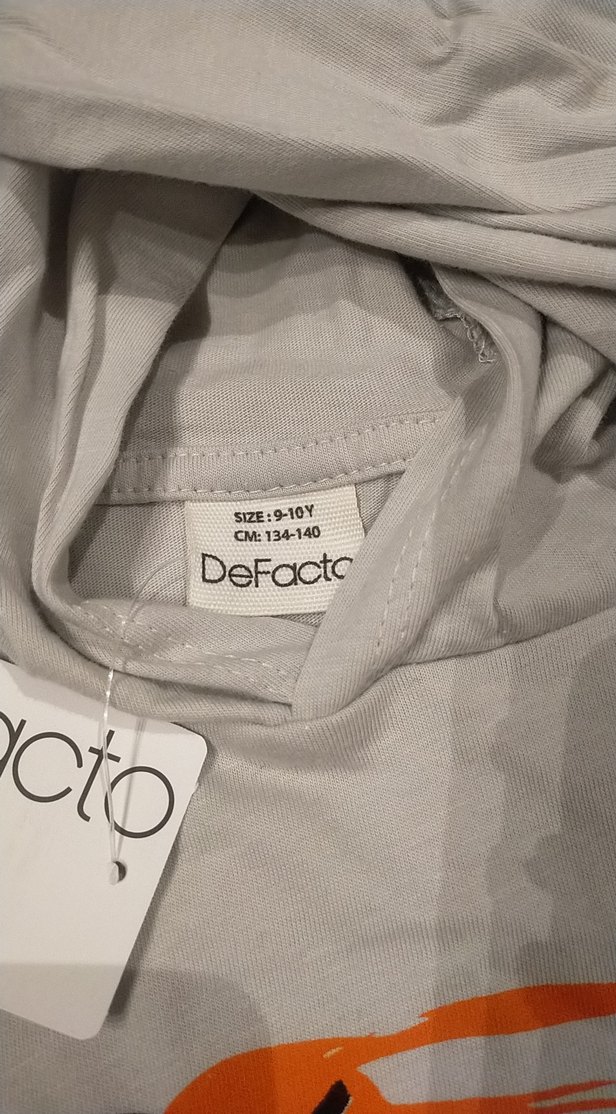 Gri Baskılı Spor Tişör - Görsel 3