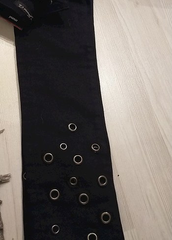 Siyah Dar Kesim Kadın Kot Pantolon kullanılmadı dar geldi - Görsel 5