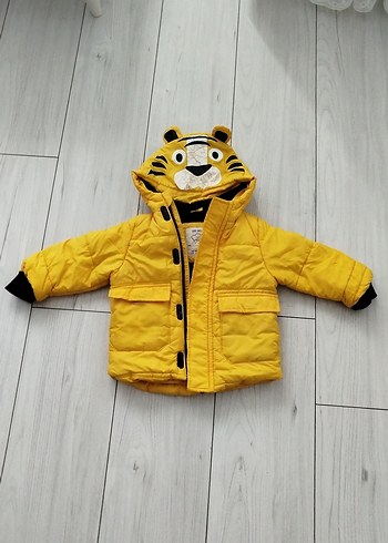 LC Waikiki Kapüşonlu Sarı Erkek Çocuk Mont