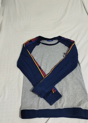 Erkek Gri Baskılı Uzun Kollu Sweatshirt - Görsel 2