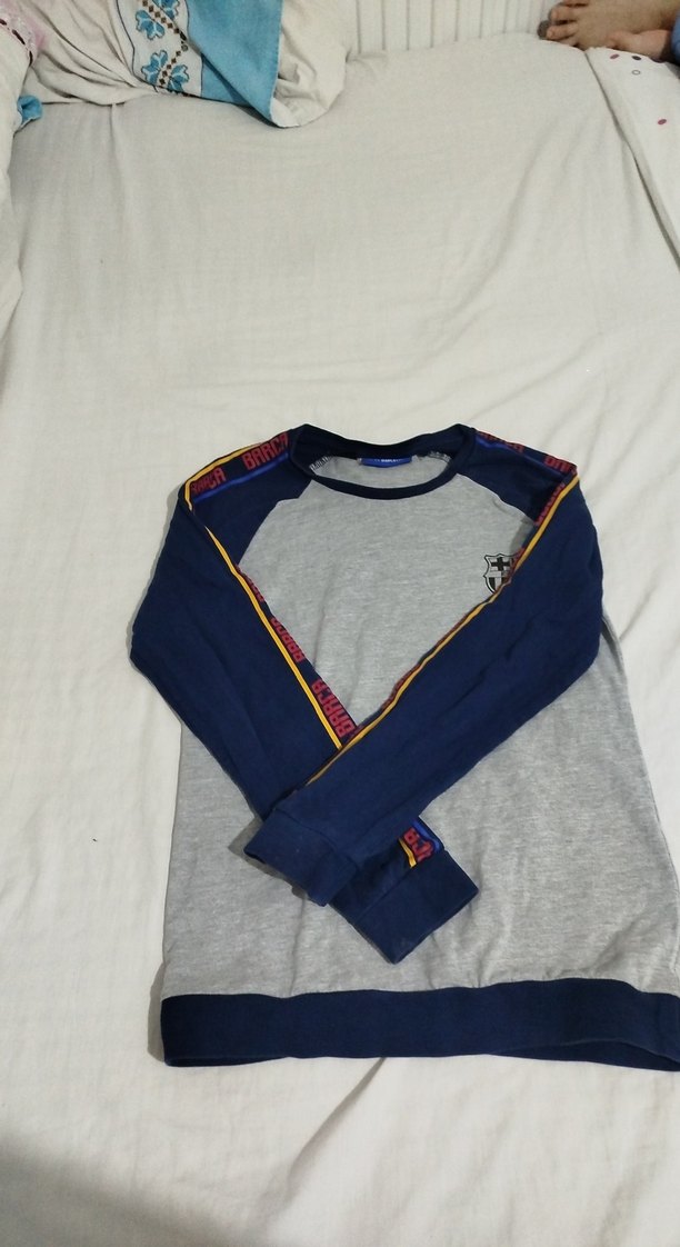 Erkek Gri Baskılı Uzun Kollu Sweatshirt - Görsel 2