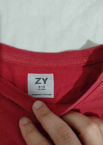 Erkek Çocuk Kırmızı Uzun Kollu Baskılı Tişört - Görsel 3