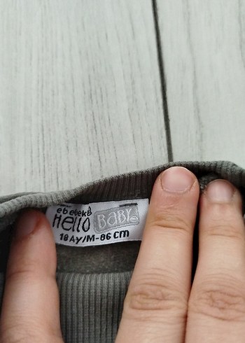 Gri Baskılı Erkek Çocuk Sweatshirt - Görsel 2