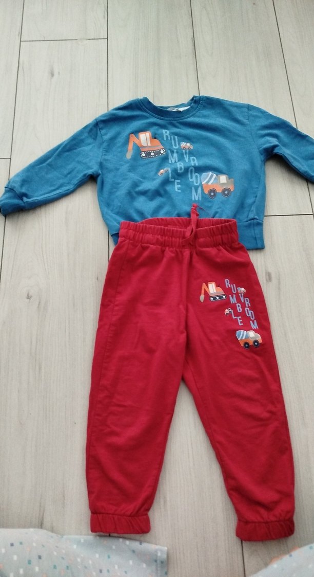 Renkli Baskılı Bebek Erkek Takımı - Görsel 2