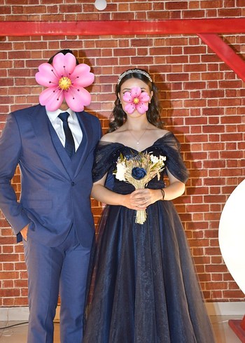 Dantel Detaylı Siyah Straplez Midi Gotik Elbise